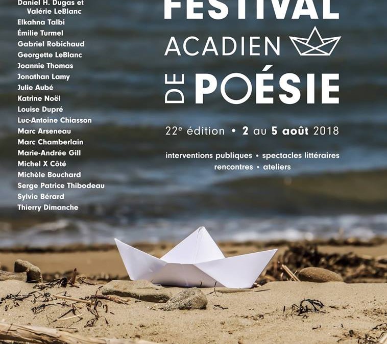 Festival acadien de poésie | 2018